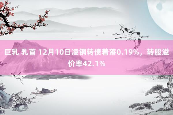 巨乳 乳首 12月10日凌钢转债着落0.19%，转股溢价率42.1%