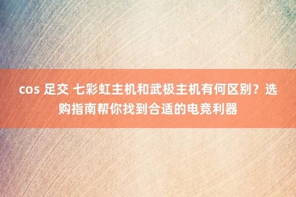 cos 足交 七彩虹主机和武极主机有何区别？选购指南帮你找到合适的电竞利器
