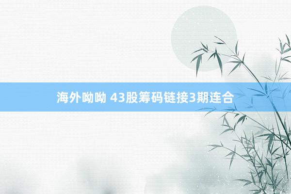 海外呦呦 43股筹码链接3期连合