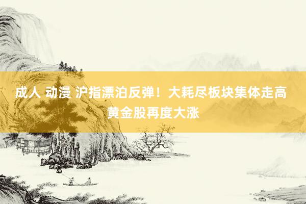 成人 动漫 沪指漂泊反弹！大耗尽板块集体走高 黄金股再度大涨